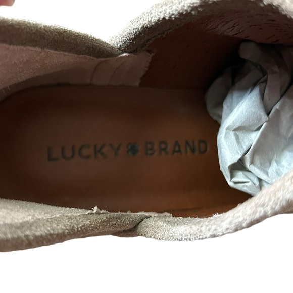 Lucky Brand Baley Suede Bootie in Brindle 5 - Picture 9 of 11